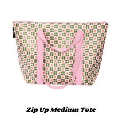 [Zip Up Medium Totes + Medium Totes - Many prints and colours - $29.95]