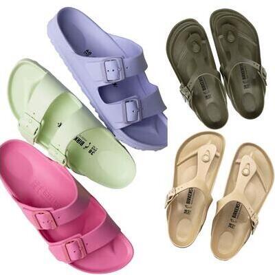 [Colourful Birkenstocks for the Beach and Pool]